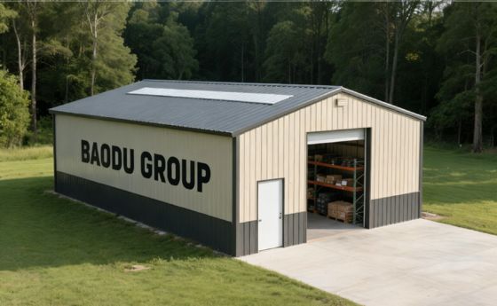 Prefab Cheap Prefabricated Workshop Storage Warehouse Metal Steel Structure Buildings