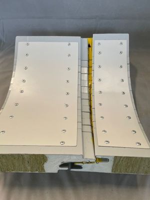 Wall Mounted Corner Pir Roof Panels Sandwich Partition With Thermal Insulation