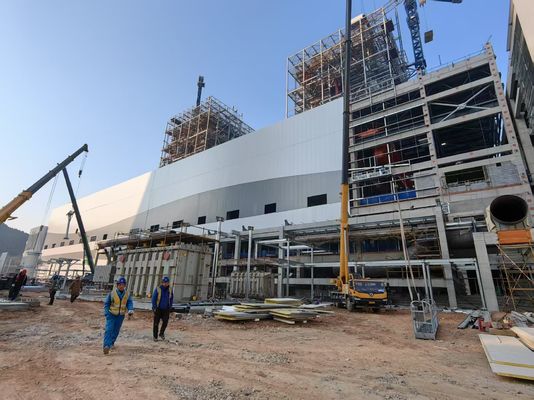 50 বছরেরও বেশি কাঠামো কারখানা স্টিল স্ট্রাকচার ওয়ার্কশপ হালকা ইস্পাত আধুনিক গুদাম প্রকল্পগুলির জন্য মোট সমাধান