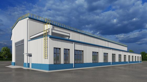 Fast Installation Cost Effective Prefab Steel Structure Building Warehouse Godown