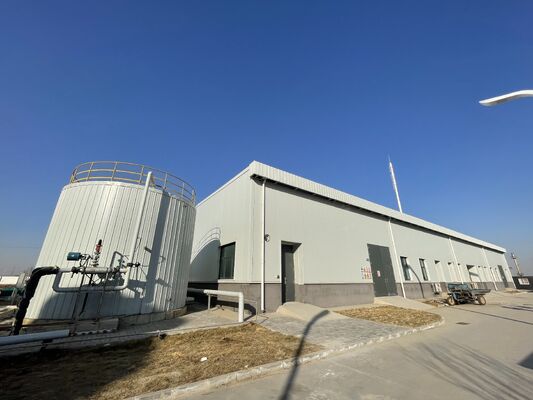 1000 Square Meter Prefabricated Hot DIP Galvanized Frame Logistics Workshop Industrial Building Commercial Building Steel Structure Warehouse